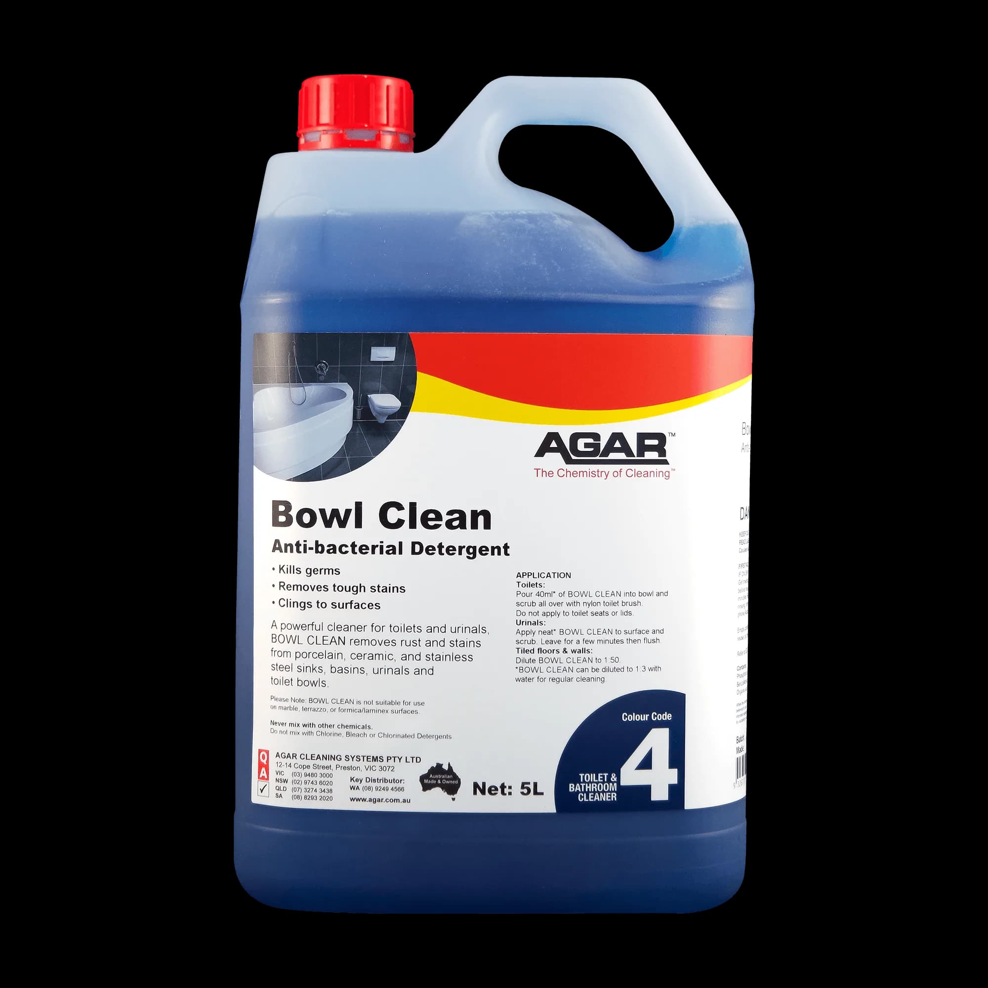 AGAR BOWL CLEAN 5L
