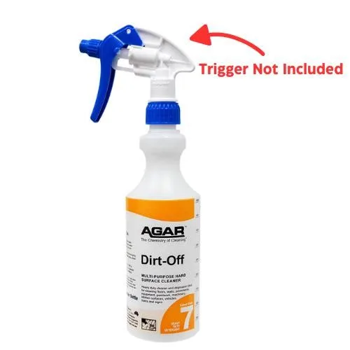 AGAR EMPTY BOTTLE 500ML YELLOW
