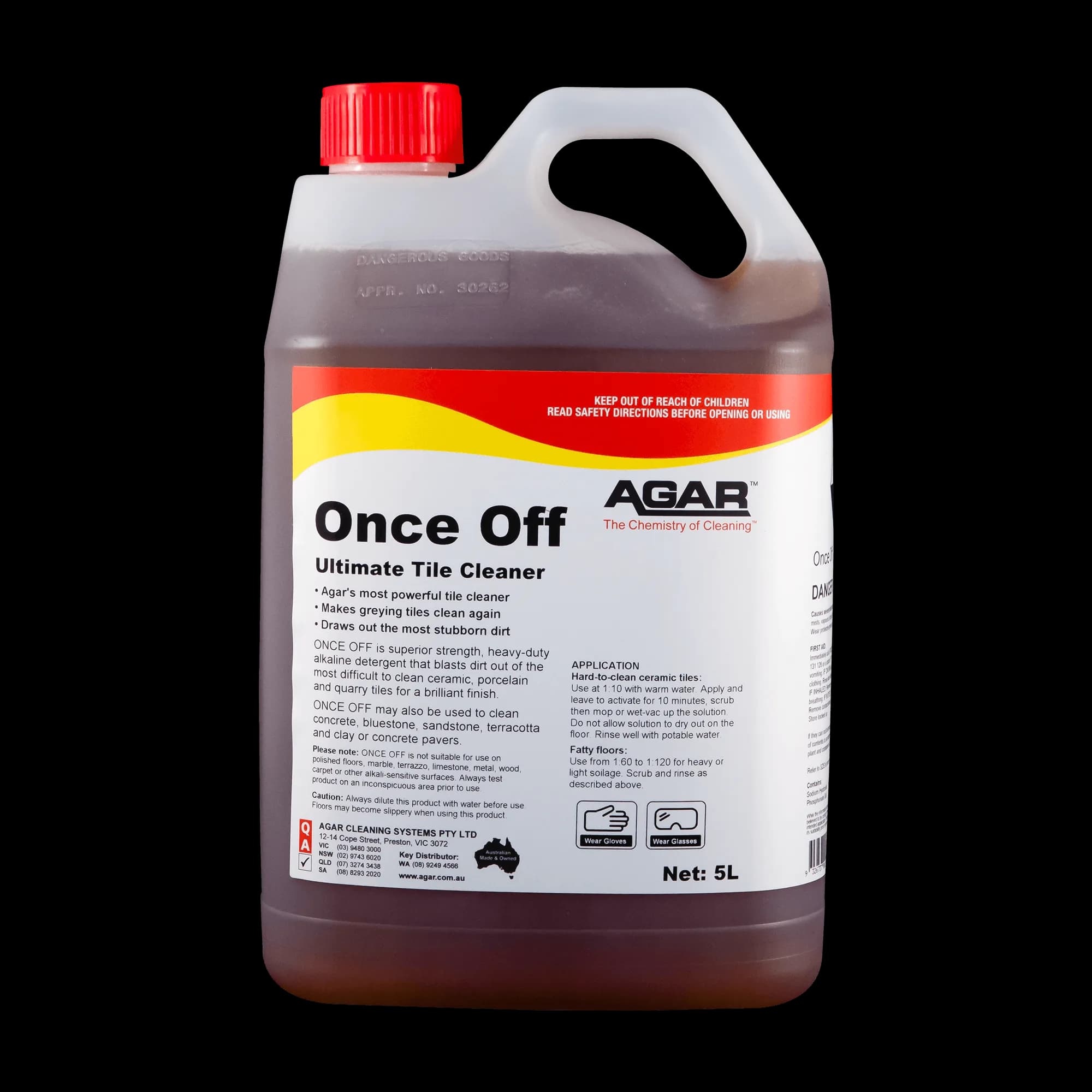 AGAR ONCE OFF 5L