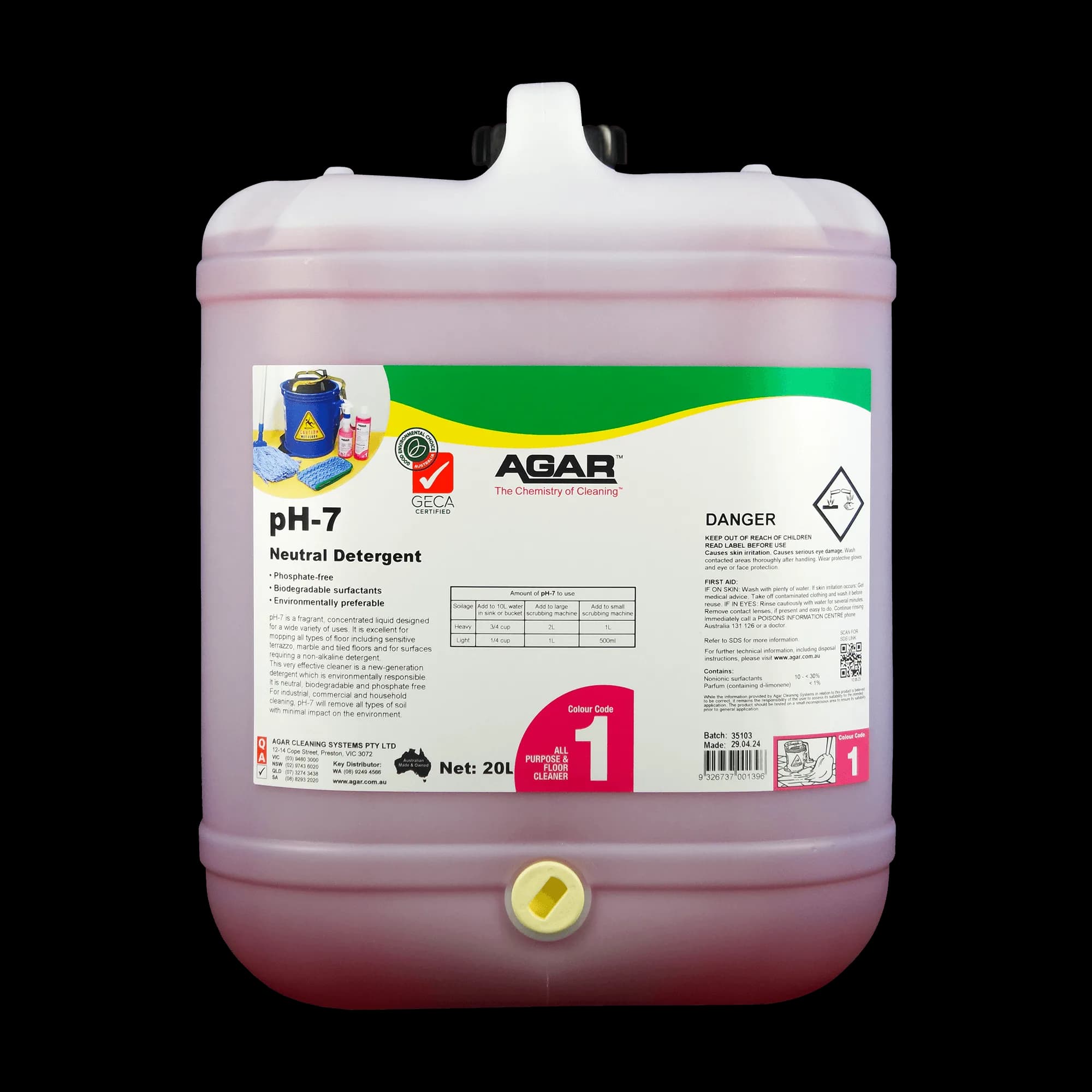 AGAR PH-7 20L