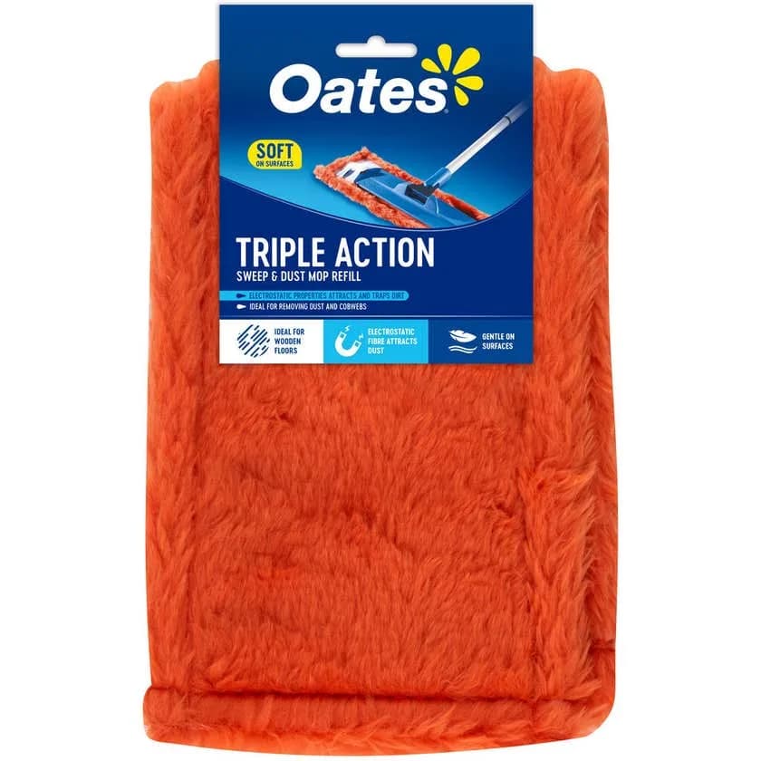 OATES FLAT MOP REFILL ORANGE