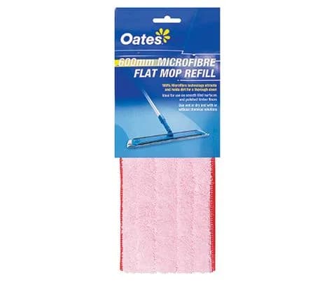 OATES FLAT MOP REFILL RED