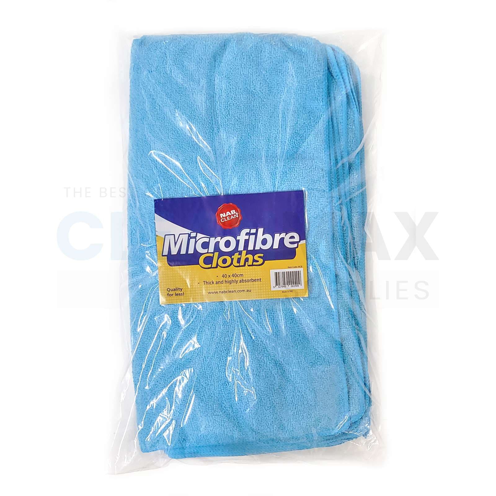 NAB CLEAN MICROFIBRE CLOTHS BLUE