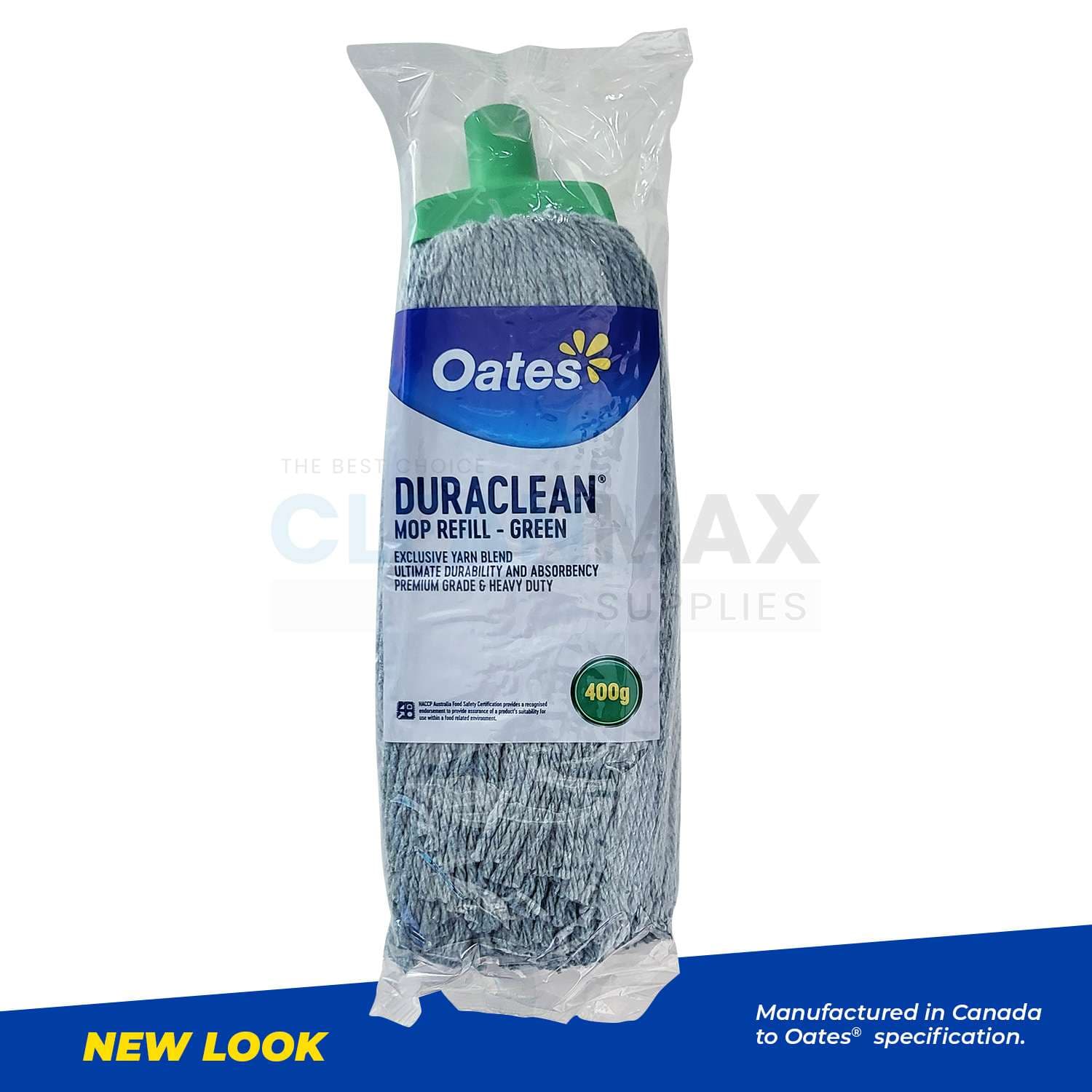 OATES FLAT MOP REFILL GREEN