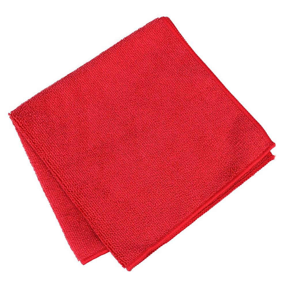 SABCO MICROFIBRE CLOTHS RED 50PACK