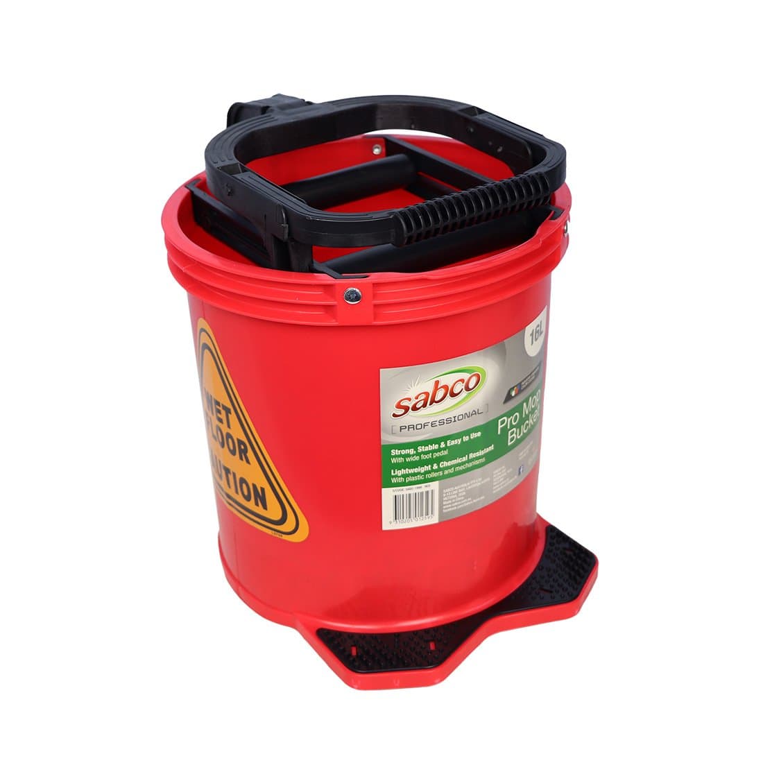 SABCO PRO MOP BUCKET 16L RED