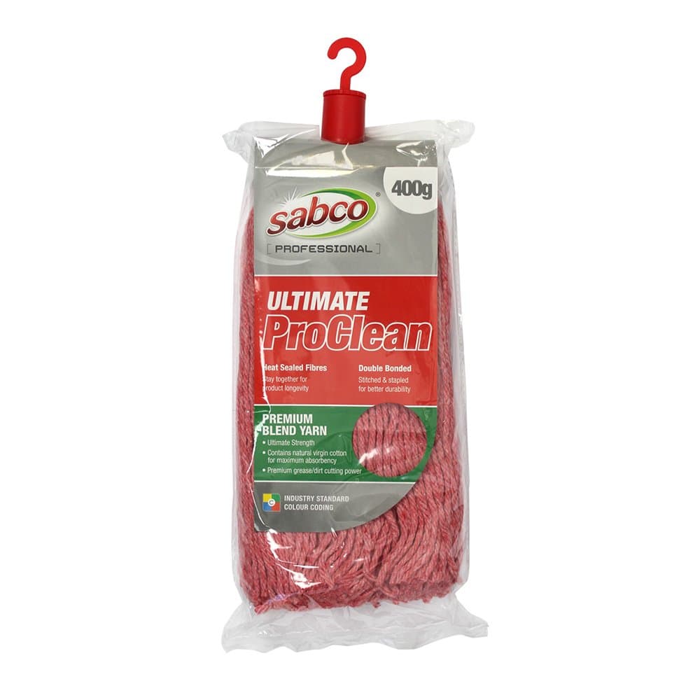 SABCO ULTIMATE PROCLEAN MOP HEAD RED