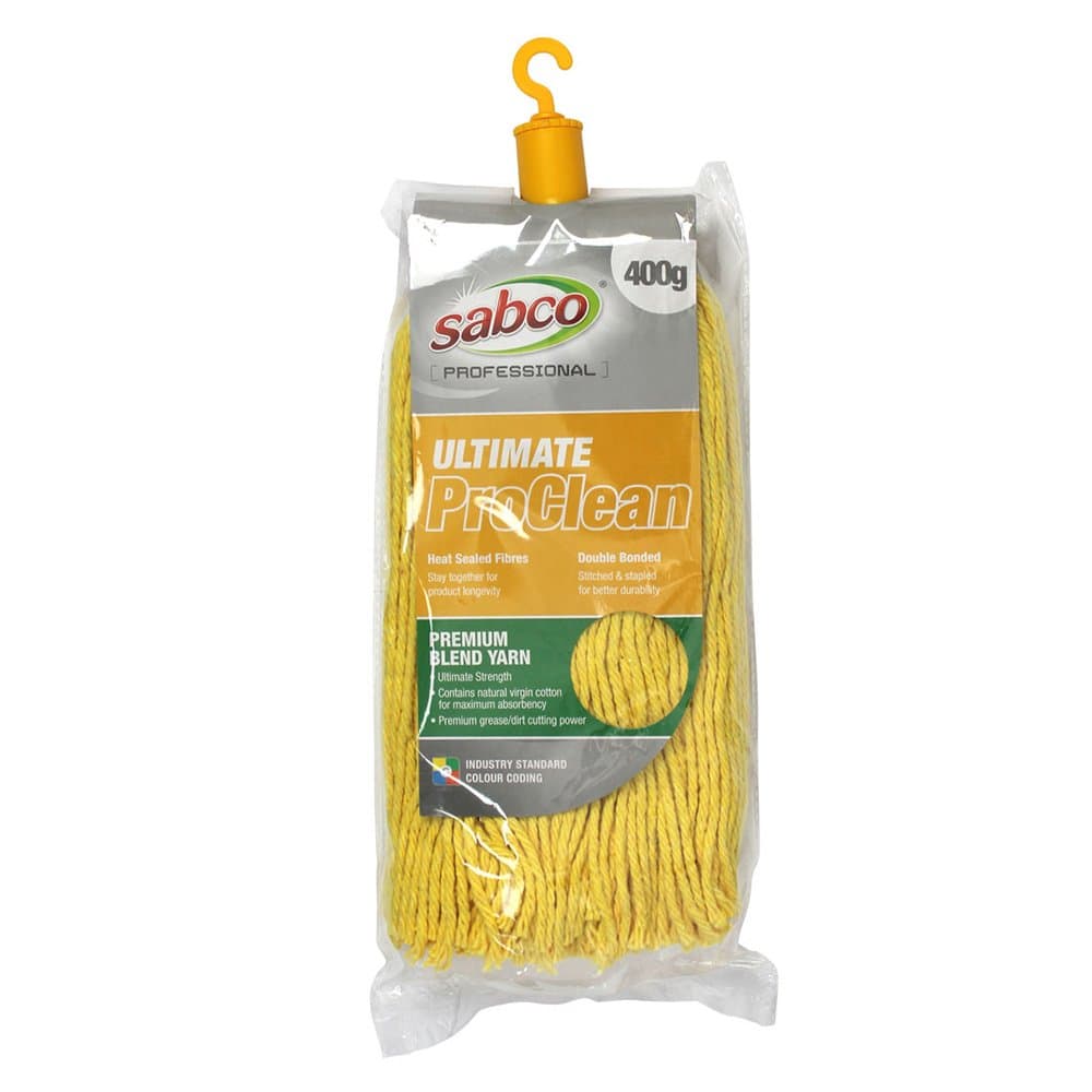 SABCO ULTIMATE PROCLEAN MOP HEAD YELLOW